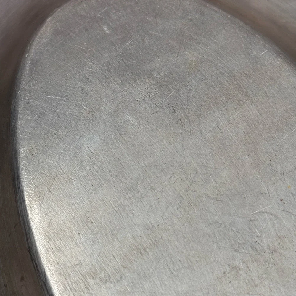Poole Silver Co English Silverplate 1000 Ornate Oval Serving Tray